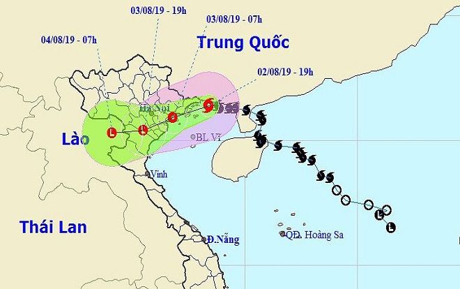 Nóng: Bão số 3 suy yếu, đi men vùng bờ biển Quảng Ninh - Hải Phòng