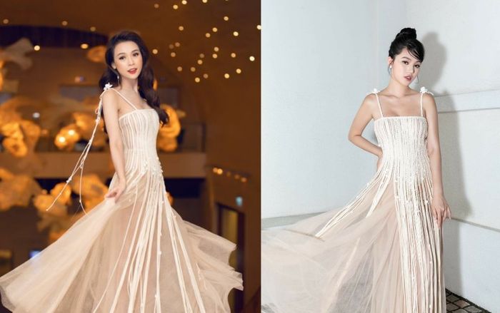Tinh tế trong cách pose dáng nên dù đụng hàng Đỗ Mỹ Linh- Jolie, Sam vẫn đẹp theo chất riêng