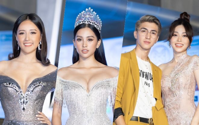 Mai Phương Thúy - Tiểu Vy đẹp mê mẩn, Phương Nga - Bình An tay trong tay xứng danh 'tiên đồng ngọc nữ'