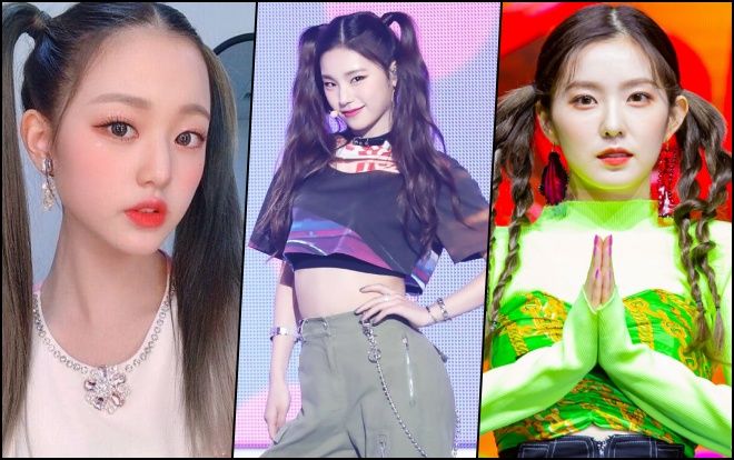 Cùng để kiểu tóc cột '2 sừng' khó nhằn, idol nào xinh nhất?