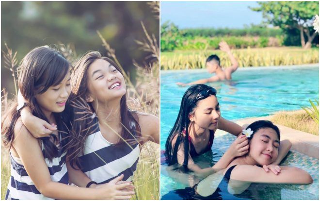 2 cô con gái nhà ca sỹ Mỹ Lệ và Quyền Linh: Xinh, giỏi và được dự đoán là hotgirl trong tương lai