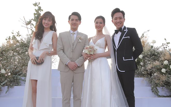 Sao Việt chụp ảnh đám cưới Đông Nhi: Noo Phước Thịnh - Isaac vắng mặt vì… ra trễ