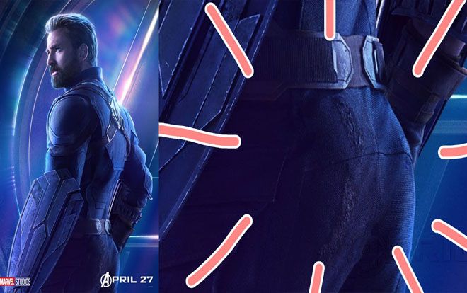 Suýt chút nữa cặp mông hàng Mỹ của Captain America đã không được đề cập đến trong phim Avengers: Endgame