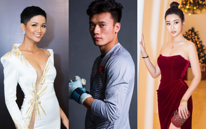 Lương Thuỳ Linh và những hoa hậu Việt Nam yêu mến thủ môn Bùi Tiến Dũng