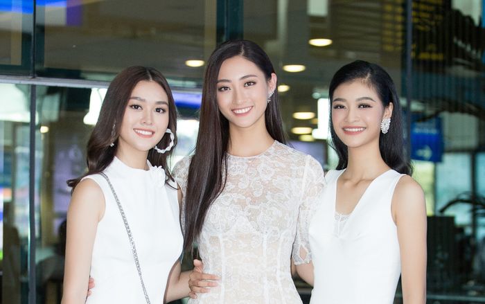 Cất vương miện 3 tỷ, hoa hậu Lương Thùy Linh và Tường San - Kiểu Loan vẫn xinh đẹp tinh khôi