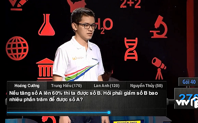 Màn tính nhẩm ‘nhanh như chớp’ của Quán quân Đường lên đỉnh Olympia 2018