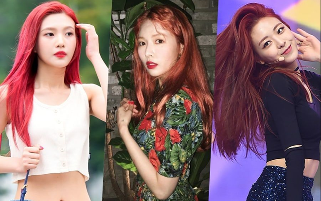 Những nữ Idol nổi bật với mái tóc đỏ, ai là nàng Ariel hoàn hảo?