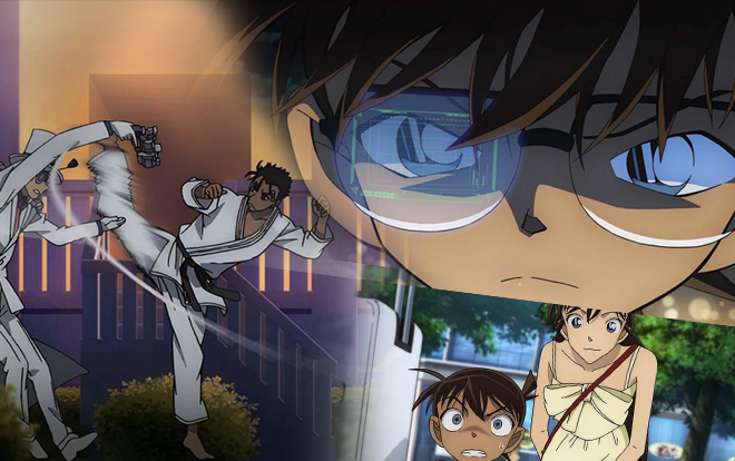 Thám tử nhí Conan trở lại đối đầu trực tiếp với 'nhà ảo thuật dưới trăng' Kaito Kid và lần đầu xuất ngoại