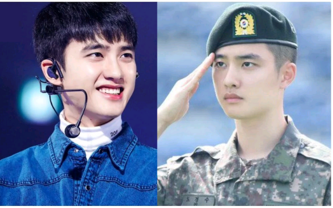 Fan vui mừng khi biết tin D.O. (EXO) được làm anh nuôi trong quân đội