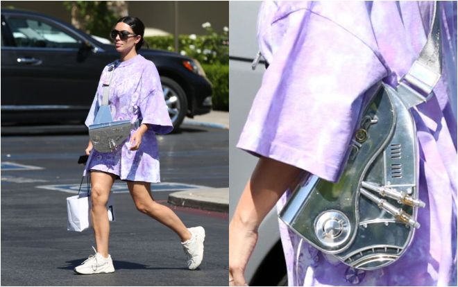 Kim Kardashian lại gây sốt với chiếc túi Dior hơn 800 triệu đồng