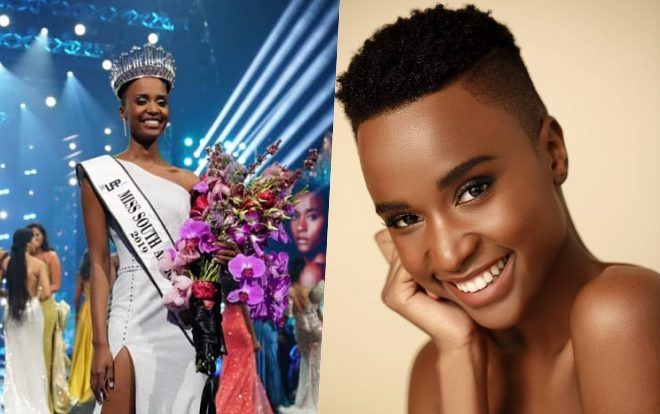 Lộ diện Tân Hoa hậu Hoàn vũ Nam Phi - 'ngọc trai đen' Hoàng Thùy phải dè chừng tại Miss Universe 2019