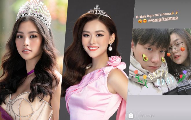 Được Tiểu Vy khen ngợi nhan sắc, á hậu Tường San bất ngờ khoe ảnh ngọt ngào cùng trai lạ