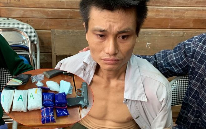 Bắt 'ông trùm' ma túy rút súng chống trả công an