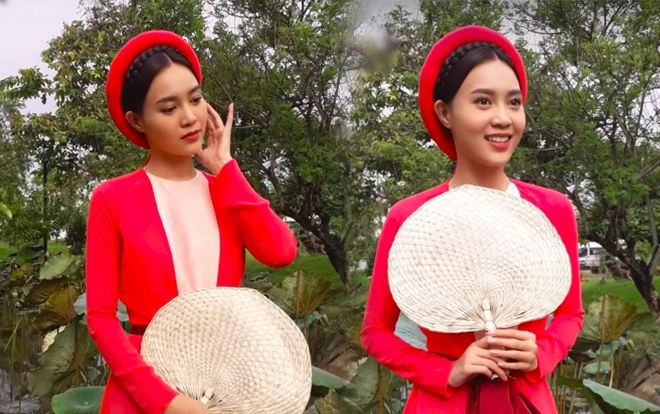 Chưa được Đông Nhi 'hoàn thành tâm nguyện', Ninh Dương Lan Ngọc quay luôn MV cover 'Anh ơi ở lại' (Chi Pu) cạnh… hồ sen