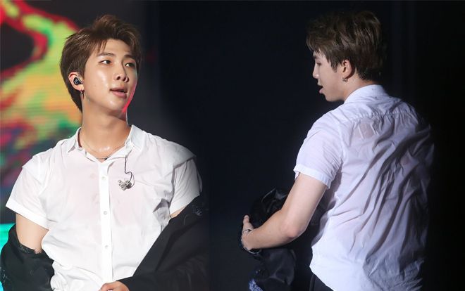 Đâu chỉ Jungkook, loạt hình ảnh cuốn hút của trưởng nhóm RM (BTS) tại hoạt động cuối cùng trước kì nghỉ cũng đang làm fan 'điên đảo'