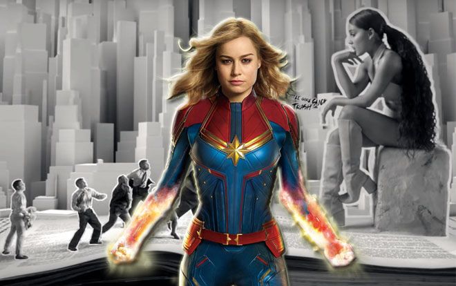 So tài với Ariana Grande trong ca khúc God Is A Woman, dân mạng đang chờ đón nữ anh hùng Captain Marvel góp mặt vào làng nhạc Âu Mỹ?