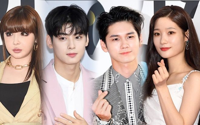 Thảm đỏ 'K-World Festa 2019': Cha Eun Woo - Ong Seong Woo đẹp hơn hoa, Park Bom cứng đơ như tượng