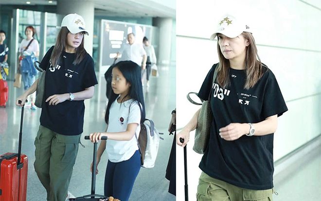 Đối mặt gần 600 đơn kiện vì tội lừa đảo, Triệu Vy xuất hiện xuống sắc cùng con gái ra sân bay