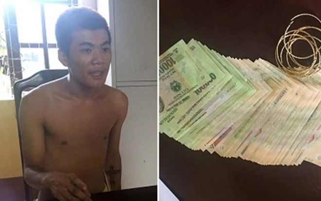 Bắt tên trộm 'cuỗm' gần 100 triệu đồng trong ô tô lúc tài xế đang ngủ