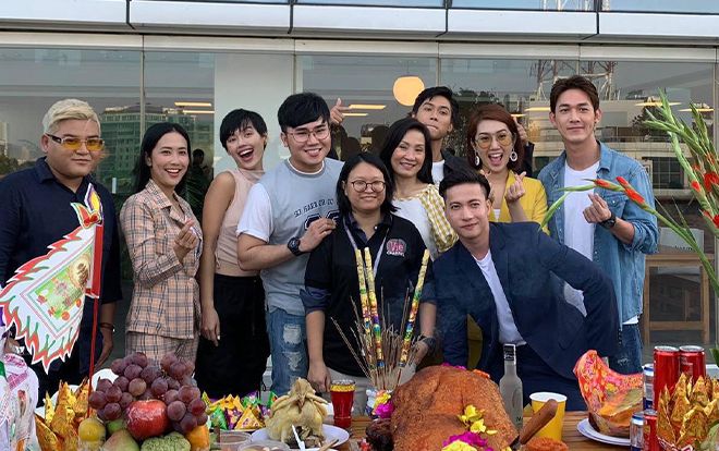 'Gạo nếp gạo tẻ' bấm máy phần 2: Thay hết diễn viên chỉ còn Thúy Ngân, Hồng Đào - Song Luân - S.T Sơn Thạch trở thành gia đình?