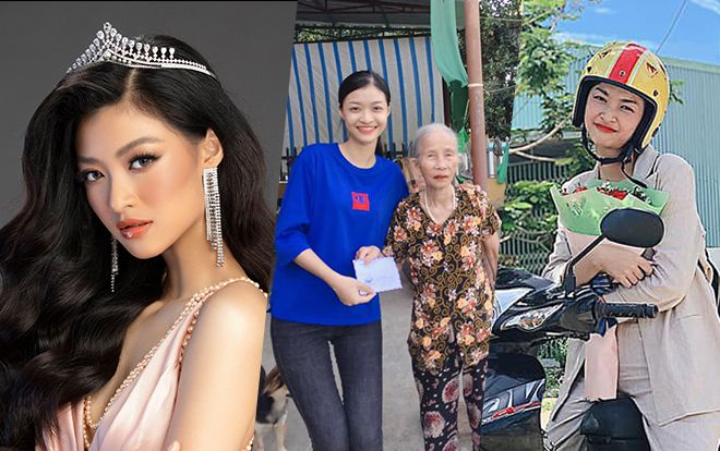 Đáng yêu như Á hậu Kiều Loan: Lên đồ đẹp xuất sắc, đi trao quà quê nhà lại mộc mạc thế này