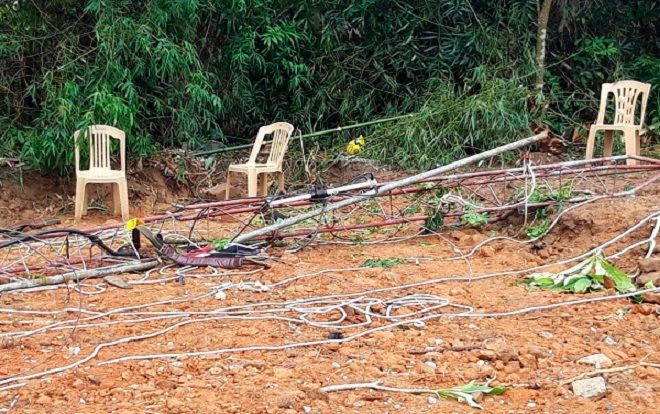 Sập cột ăng ten, 2 nhân viên Đài Phát thanh Truyền hình tử vong