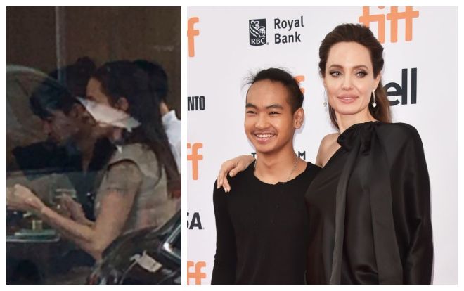 Angelina Jolie gây chú ý khi đưa con trai lớn Maddox đến Hàn Quốc nhập học