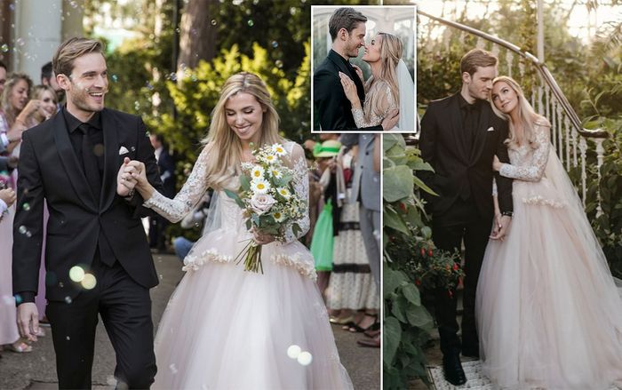 'Ông hoàng YouTube' PewDiePie bất ngờ kết hôn với bạn gái sau 8 năm yêu nhau