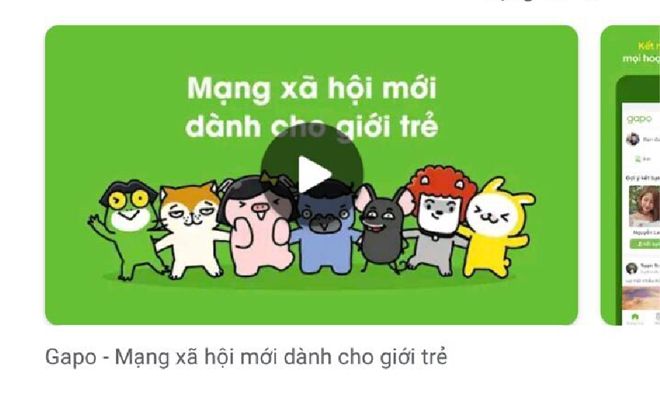 Mạng xã hội Gapo công bố đã có hơn một triệu người dùng