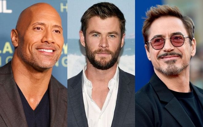Top 10 diễn viên có thu nhập cao nhất 2019: Dẫn đầu là Dwayne Johnson, Robert Downey Jr. và Chris Hemsworth