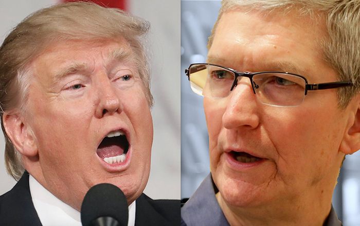 Tổng thống Mỹ Donald Trump hết lời khen Tim Cook vì mối quan hệ thân tình
