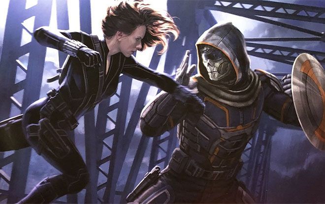 Marvel công bố trích đoạn 'Black Widow' với bộ giáp trắng như tuyết khi chiến đấu với TASkmaster