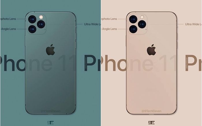 Ngắm iPhone 11 màu xanh rêu cực độc với mặt lưng mờ và không còn dòng chữ iPhone