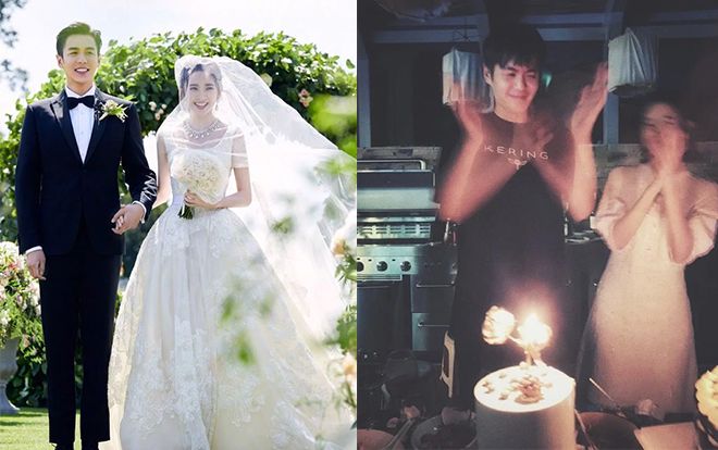 Chúc mừng sinh nhật ông xã Trương Nhược Quân, Đường Nghệ Hân lộ vòng hai lớn, đang mang thai?