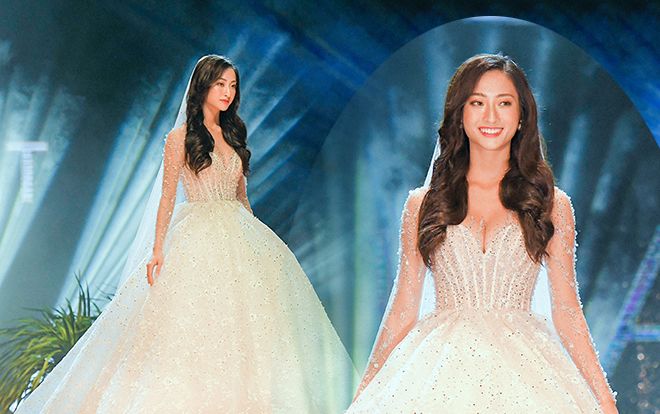 Vừa đăng quang chưa đầy 1 tháng, Hoa hậu Lương Thùy Linh đã làm cô dâu xinh đẹp đây này!