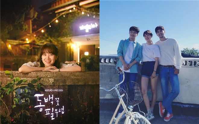 'When Camellia Blooms' phát hành poster đầu tiên - Gong Hyo Jin, Kang Ha Neul và Kim Ji Suk cực đáng yêu trên phim trường