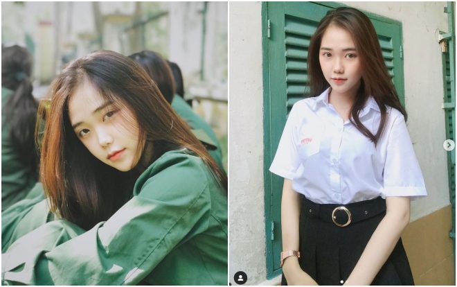 Khoảnh khắc 'đốn tim' giữa sân trường của nữ sinh HUFLIT khiến dân tình phải truy lùng profile