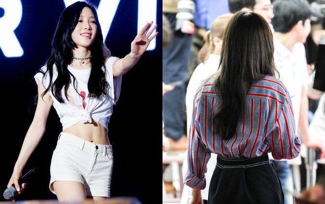 Phát hờn với vòng eo con kiến không mặc vừa cả size XS của Taeyeon (SNSD)