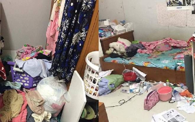Phát hoảng với căn phòng KTX bẩn kinh hoàng của nữ sinh ĐH Y, đồ đạc vứt tứ tung không khác gì 'bãi chiến trường'
