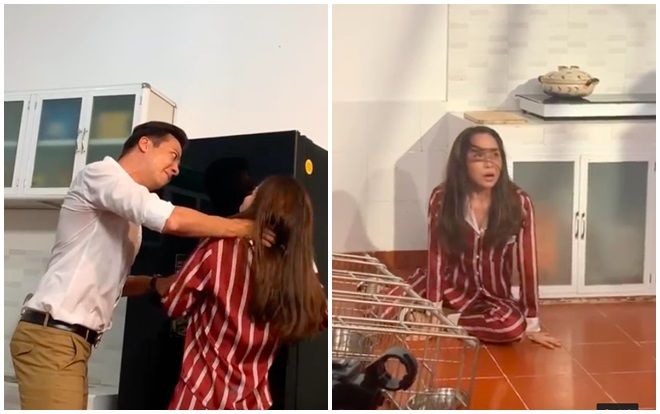 Không còn làm 'Tuesday' kiêu ngạo khí chất, Quỳnh Nga bất ngờ bị bạo hành dã man, đập đầu vào tủ lạnh trong phim mới