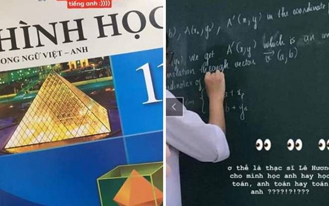 Khi bạn học dốt Tiếng Anh nhưng cô giáo dạy Toán lại muốn bạn cải thiện, hãy xem tuyệt chiêu độc lạ này của cô!