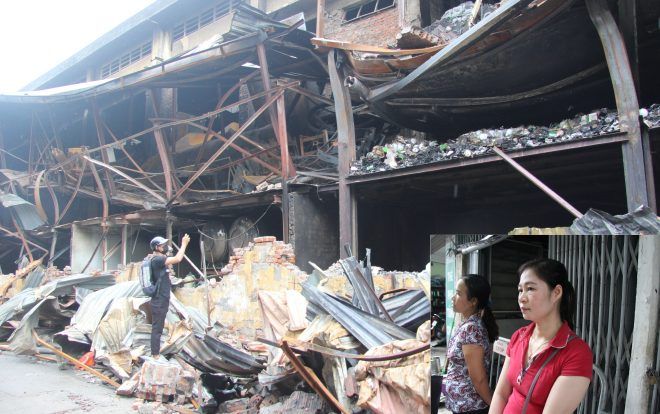 Người dân sơ tán cho con về quê, cửa hàng kinh doanh tạm đóng cửa sau vụ cháy khủng khiếp tại công ty phích nước Rạng Đông