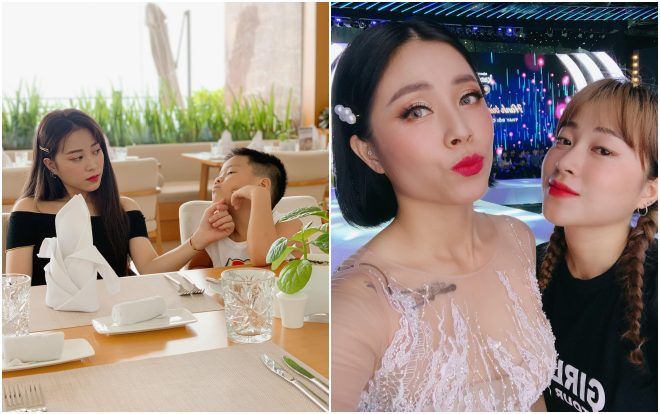 Khoe ảnh du lịch gia đình, MC Hoàng Linh tiết lộ em gái vừa xinh đẹp giống như hai giọt nước