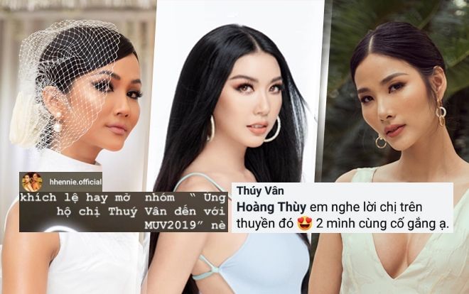 Hoàng Thùy hối Thúy Vân thi Miss Universe Vietnam trước cả H'Hen Niê: 'Hứa chị em cùng tiến'