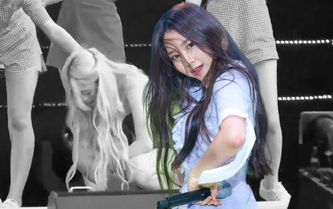 Jiho (Oh My Girl) ngã gục trên sân khấu, công ty chủ quản trở thành tâm điểm chỉ trích của netizen