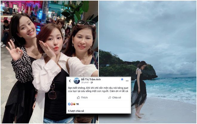 Trâm Anh đăng status lạ khiến dân tình hoang mang về tình trạng hiện tại của cô nàng