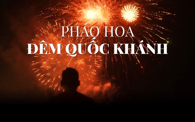 Pháo hoa mừng Quốc khánh thắp sáng rực rỡ bầu trời Sài Gòn