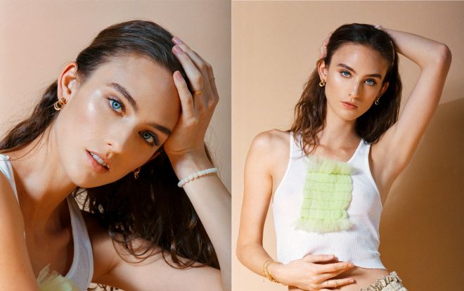 Người yêu em trai thiên thần Victoria’s Secret ấn tượng khi ‘đắp’ trang phục cổ, vật liệu tái sử dụng