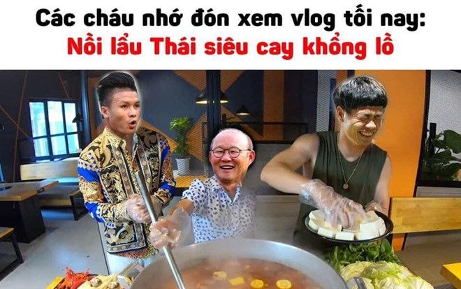 Ảnh chế 'lẩu Thái phong cách Park Hang-seo' tràn ngập mạng xã hội trong trận Việt Nam - Thái Lan