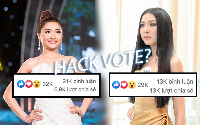 Xuất hiện thí sinh 'hack vote' Miss Universe Vietnam 2019, đẩy Thúy Vân xuống #2 bình chọn?